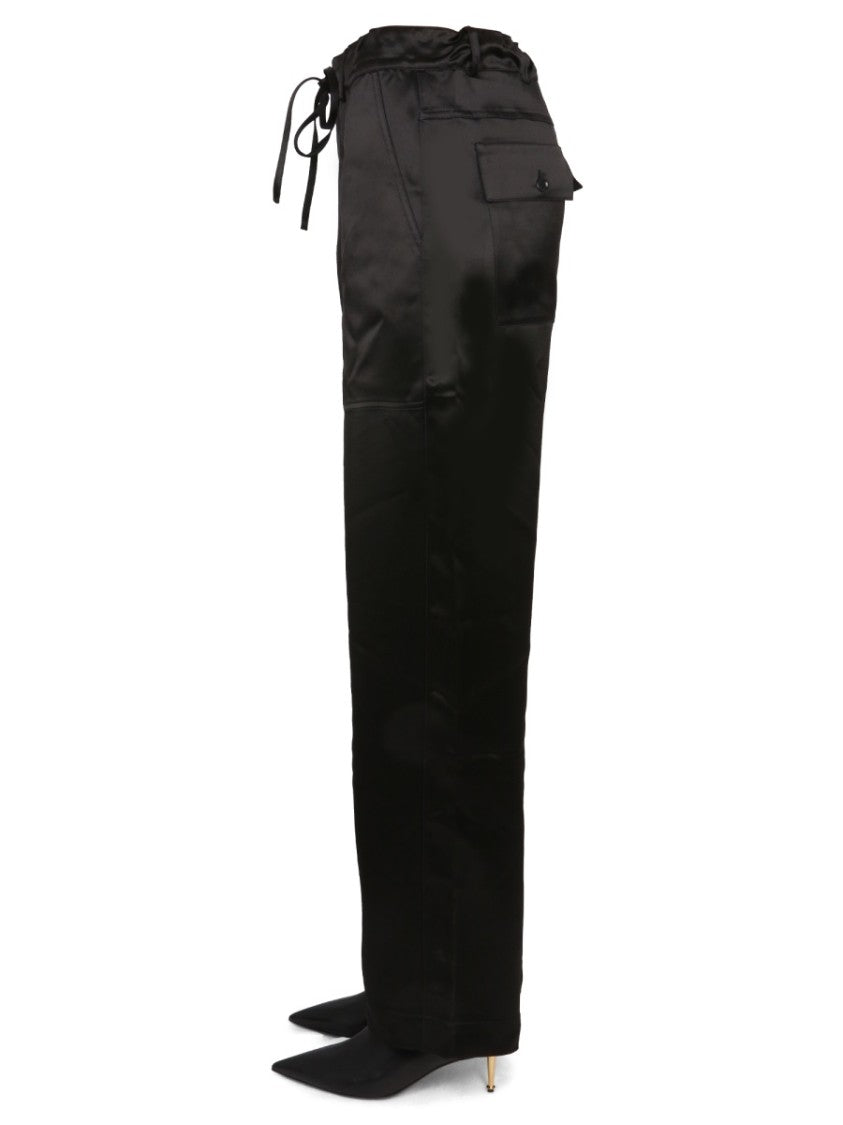 Proenza Schouler X White Label Slouch Fit Pants With Elastic Waistband
