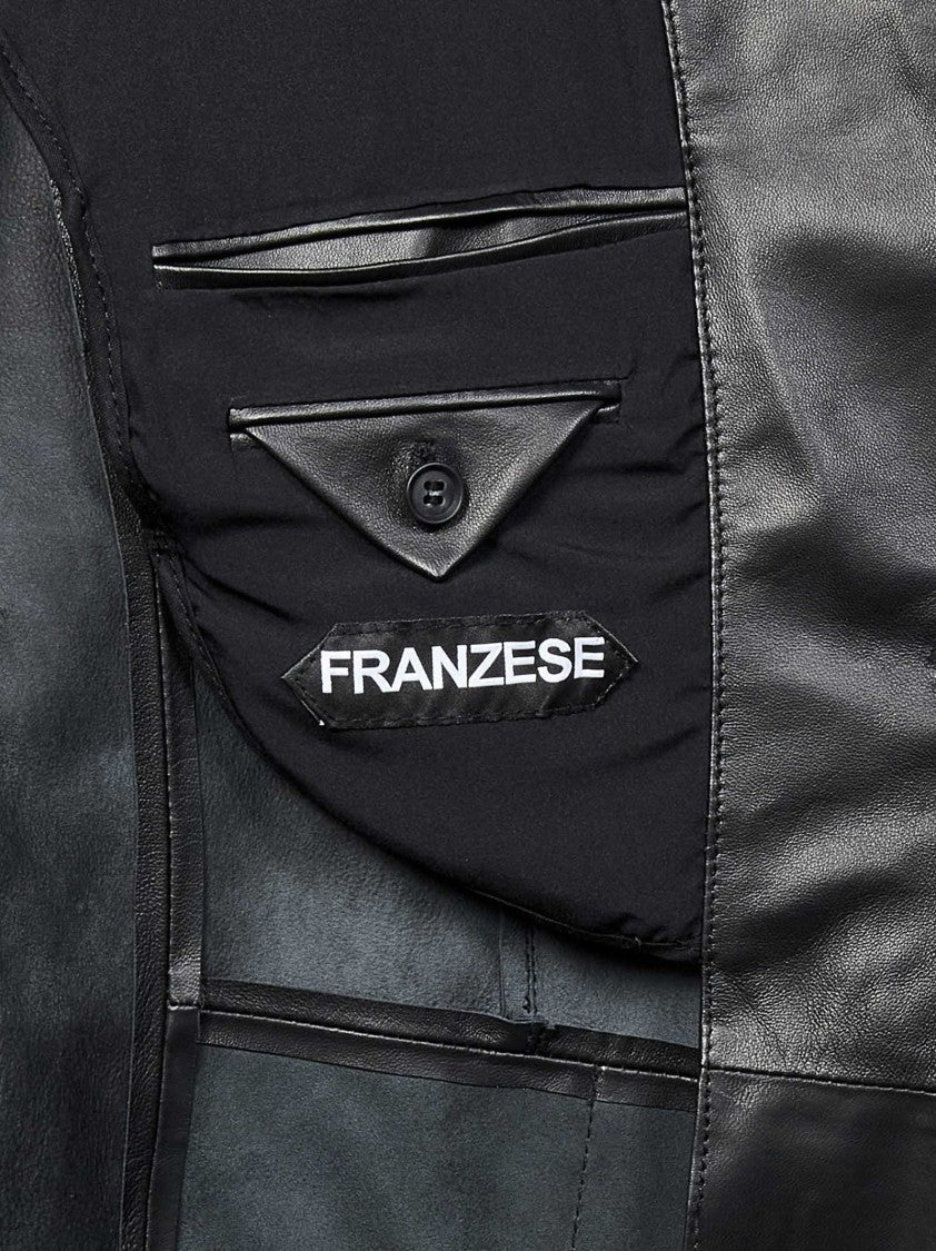 Franzese Collection Black Leather Jacket