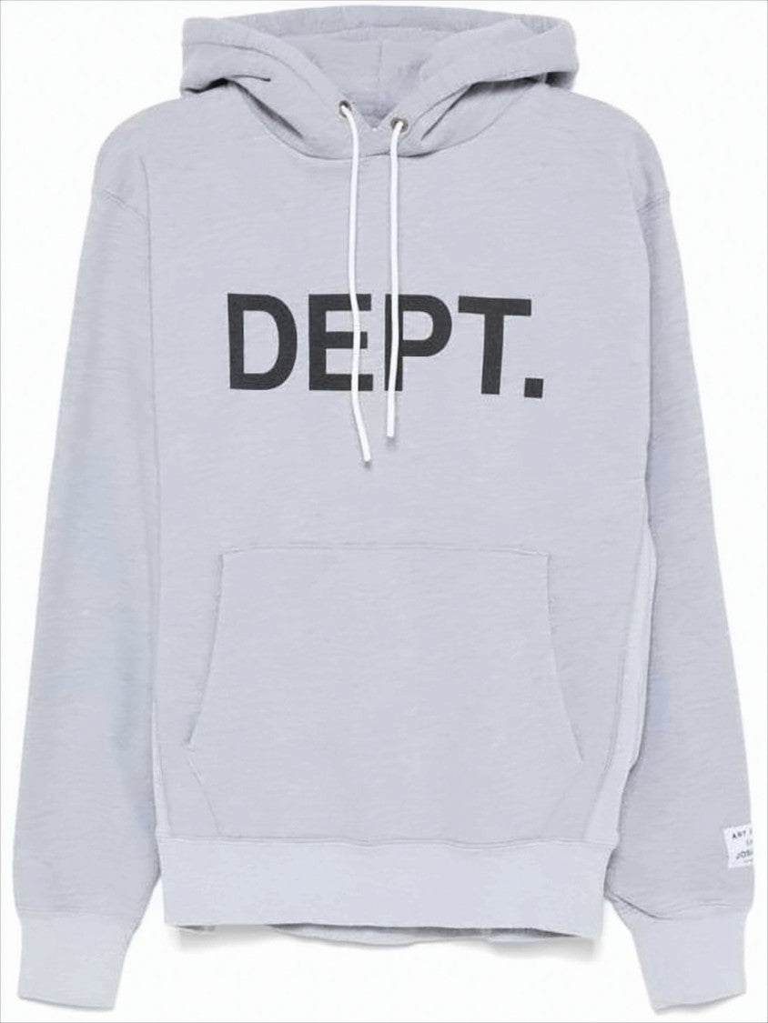 Gallery Dept. Light Grey Hooded Sweatshirt With Bold Graphic Print
