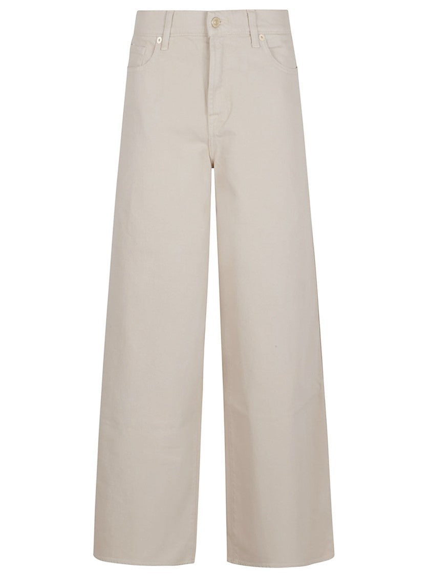 7 For All Mankind High-Waisted Denim Jeans With Relaxed Fit