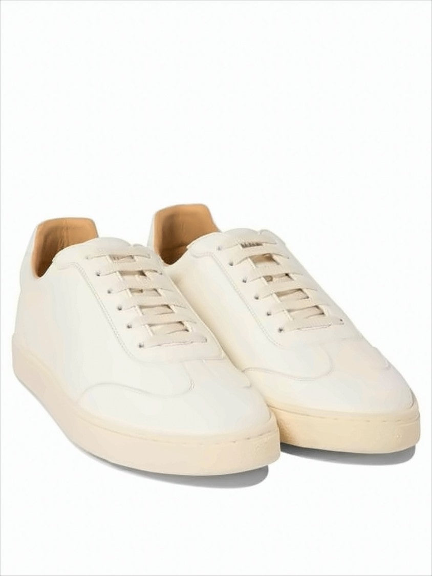 Brunello Cucinelli Low-Top Sneakers In Smooth Deerskin