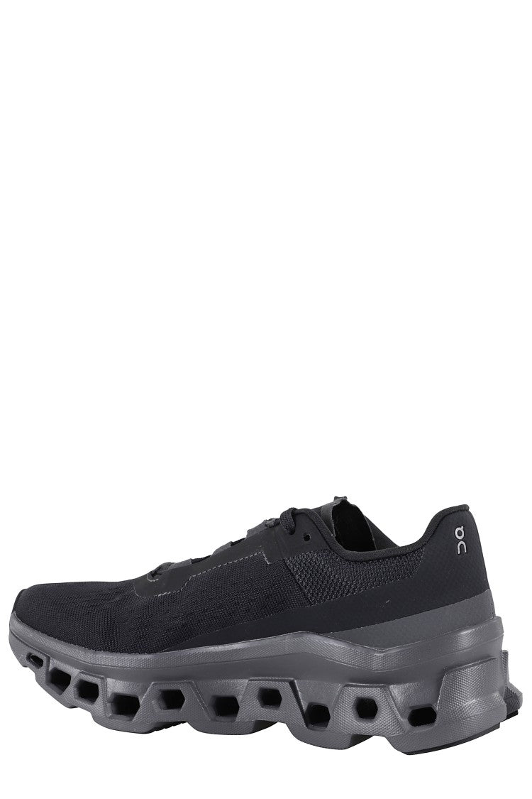 On Running Cloudmonster Technical Fabric Sneakers With Perforated Rubber Sole