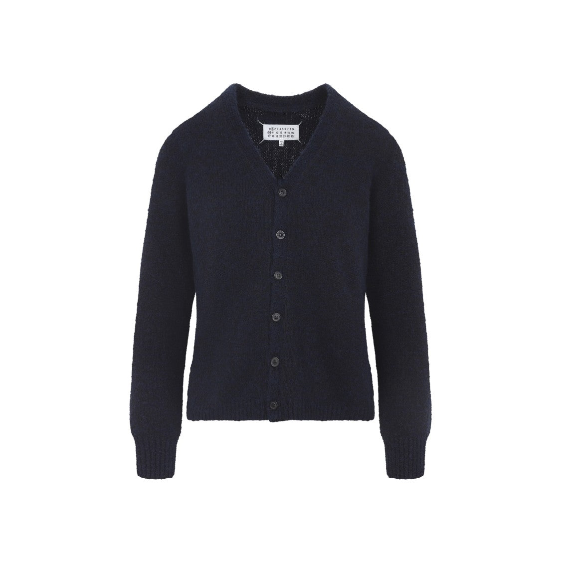 Maison Margiela Button-Down Cardigan With Deep V-Neck