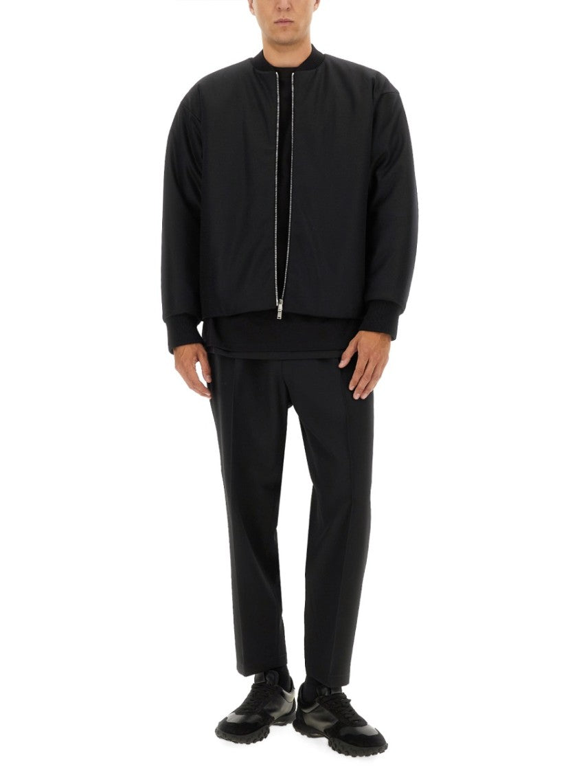 Jil Sander Wool Bomber Jacket