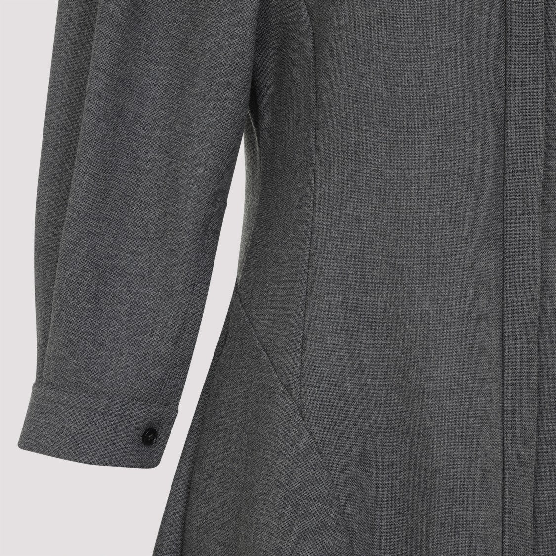 Jil Sander Mid-Length Wool Dress With Contrasting Collar