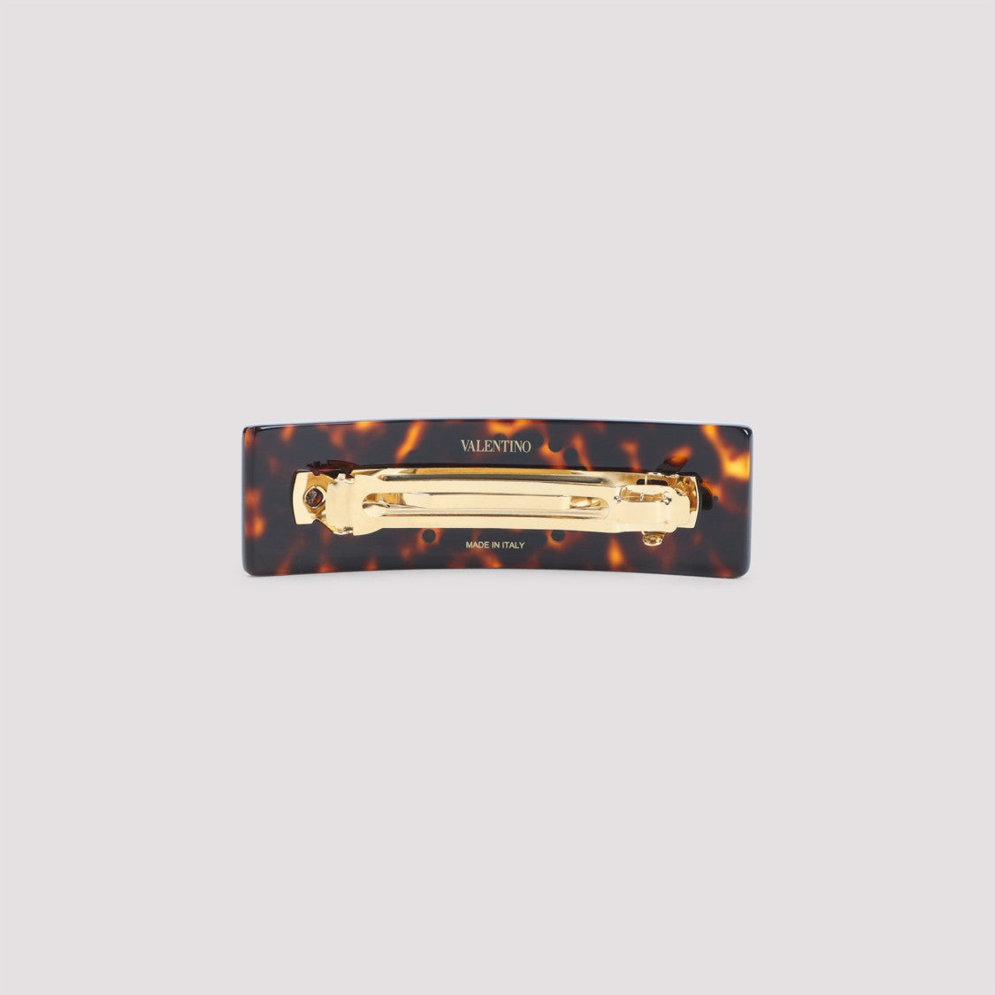 Valentino Garavani Curved Rhinestone-Embellished Tortoiseshell Hair Accessory