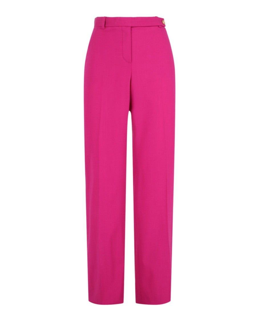 Versace Logo-Plaque Tailored Trousers