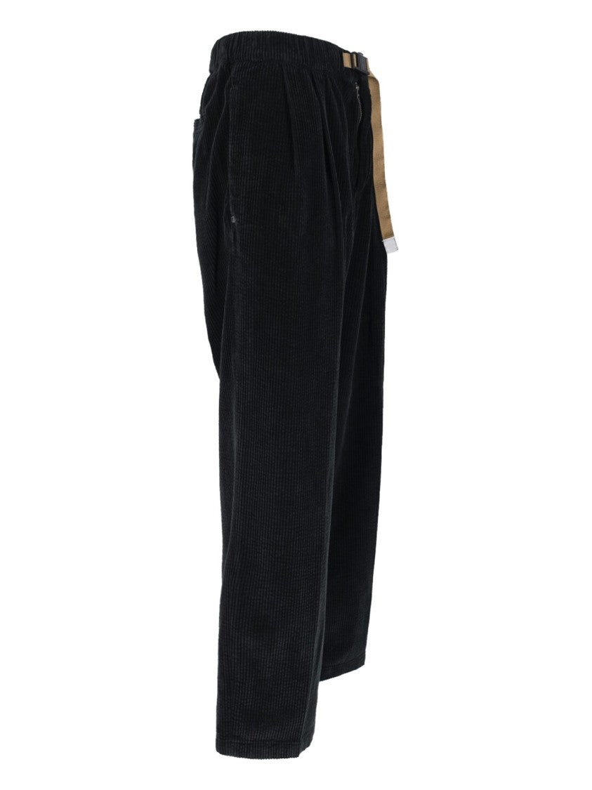 White Sand Corduroy Pants – Black