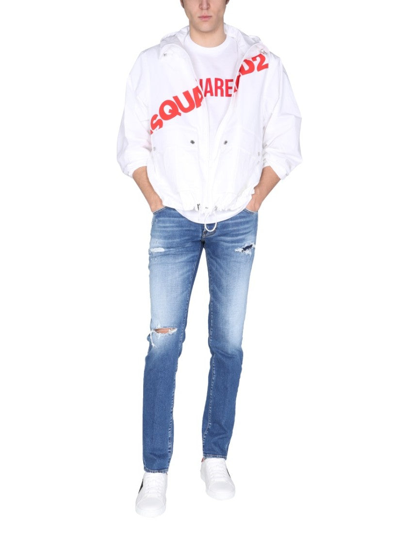 Dsquared2 Hooded High Neck Jacket