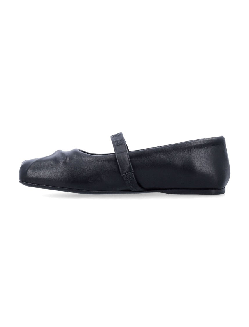 Marni Ribbon Embossed Ballerina