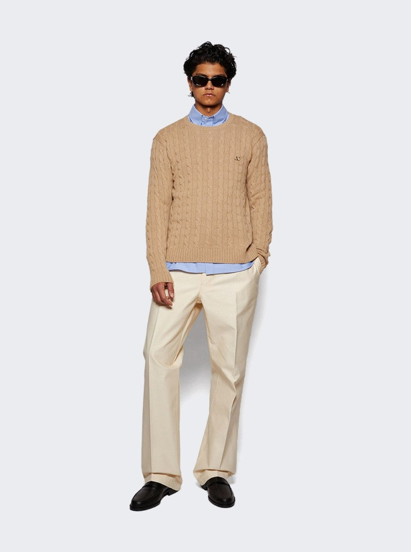 Valentino Camicia Maniche Lunghe Celeste