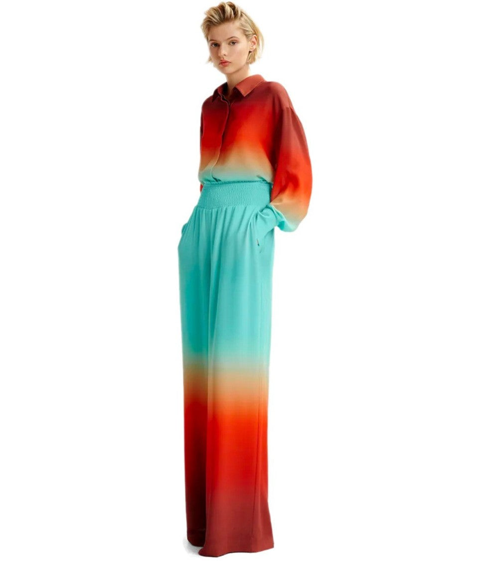 Essentiel Antwerp Hug Tie Dye Orange Pants