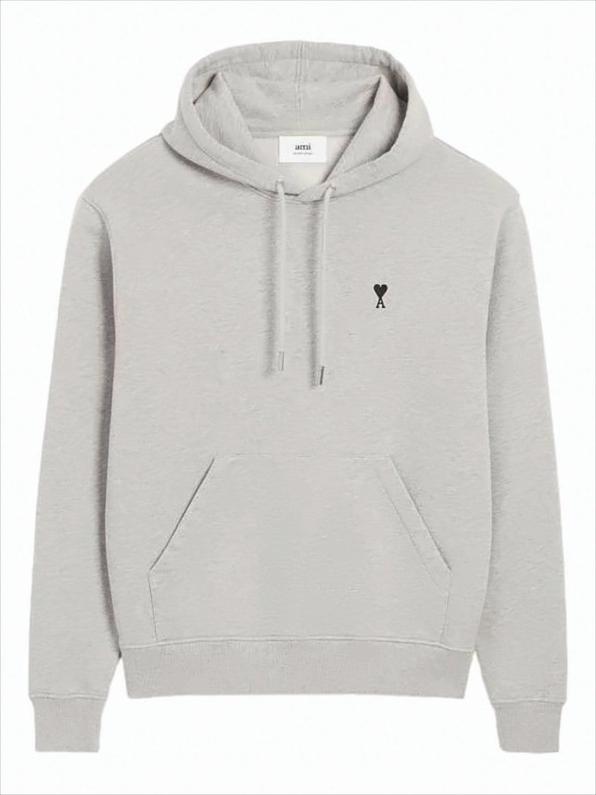 Ami Soft Cotton Hoodie With Adjustable Drawstring