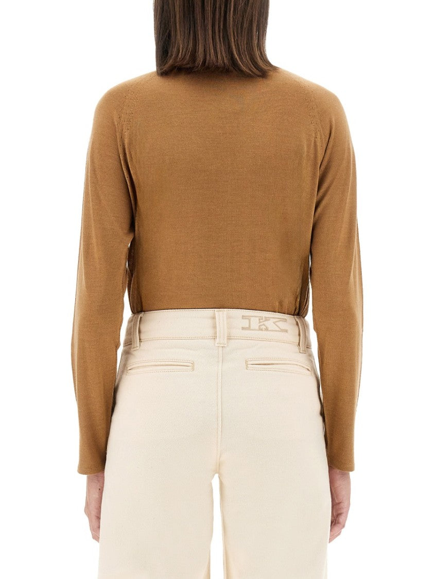 Kiton Smooth Cashmere-Silk Blend Turtleneck Shirt