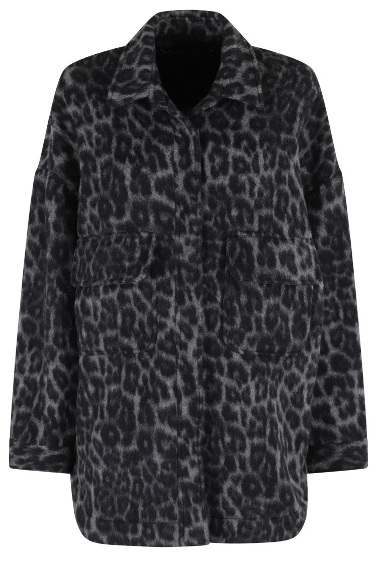 Federica Tosi Spotted Wool Shirt Jacket