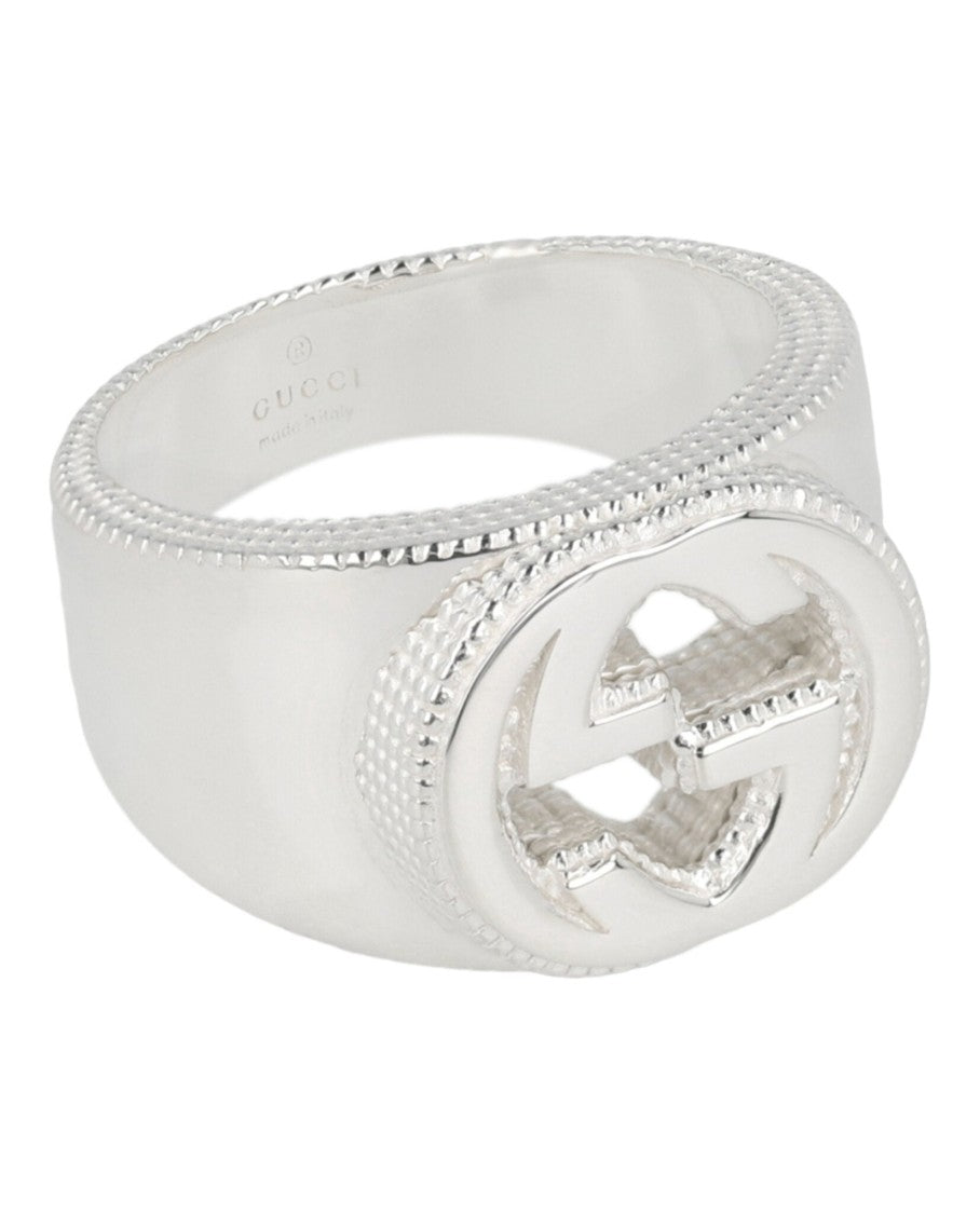 Gucci Sterling Silver Interlocking G Ring