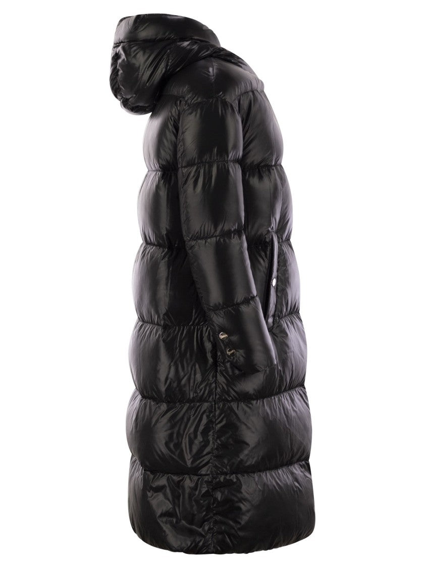 Herno Long Down Jacket With Hood