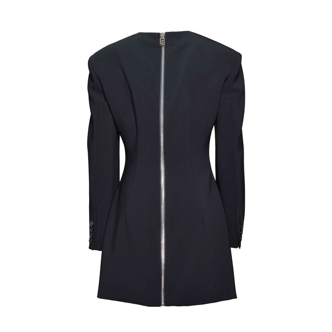 Dsquared2 Icon Zipped Dress In Black Crepe
