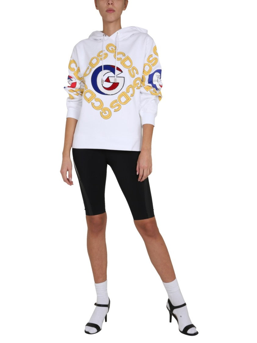 Gcds Relaxed Fit Cotton Hoodie