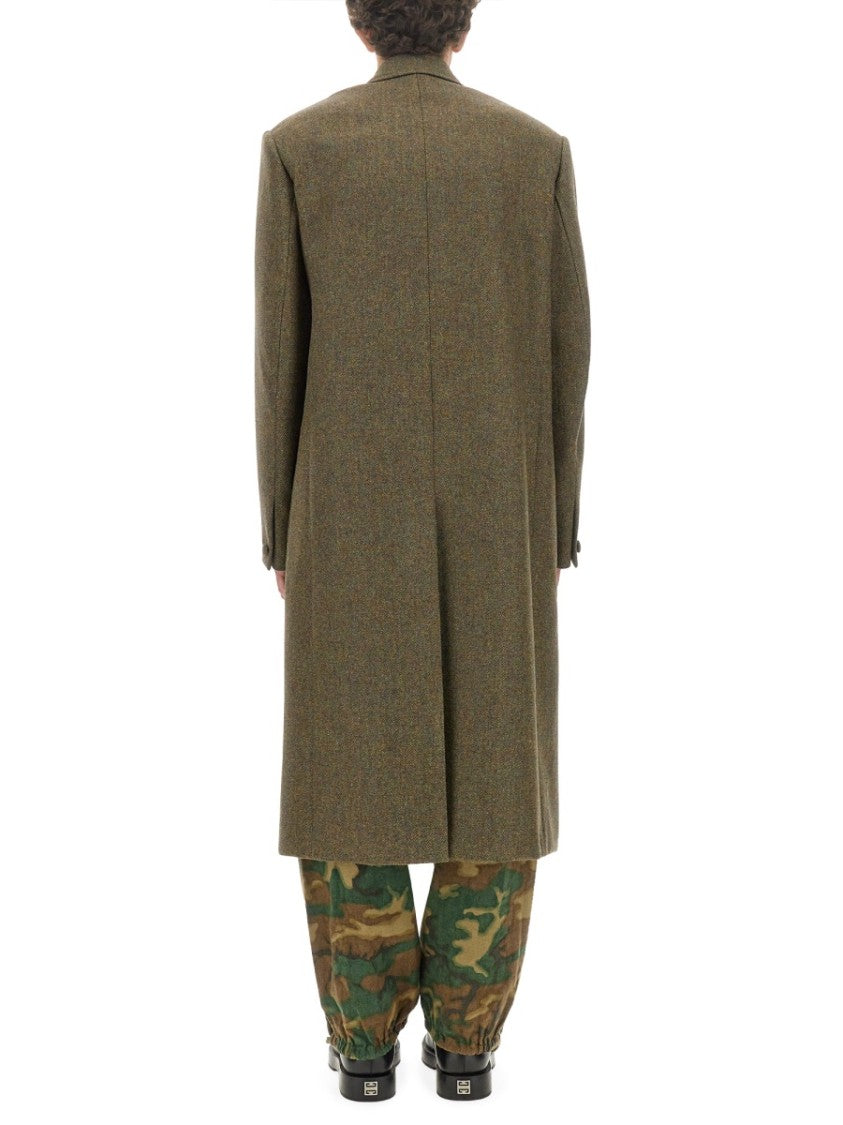 Givenchy Double-Breasted Oversize Wool Coat