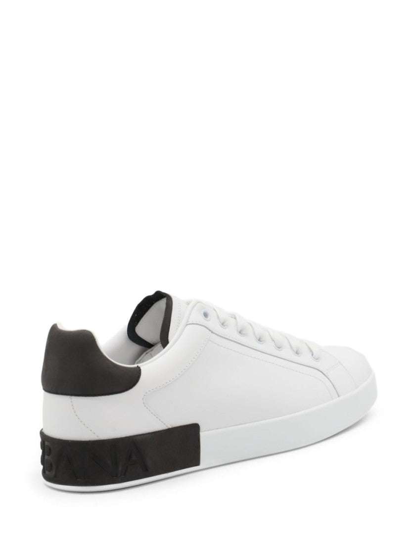 Dolce & Gabbana Portofino Sneakers With Contrasting Black Details