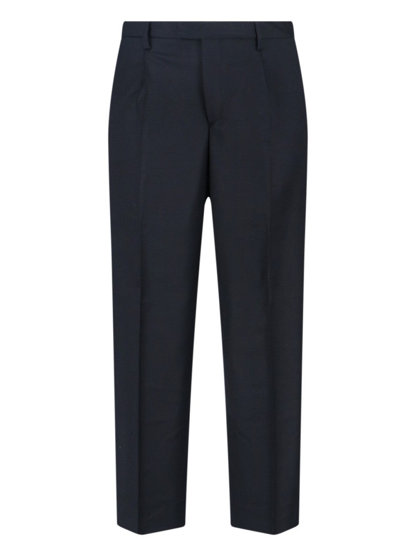 Briglia Tailored Black Trousers With Classic Fit And Minimalist Design