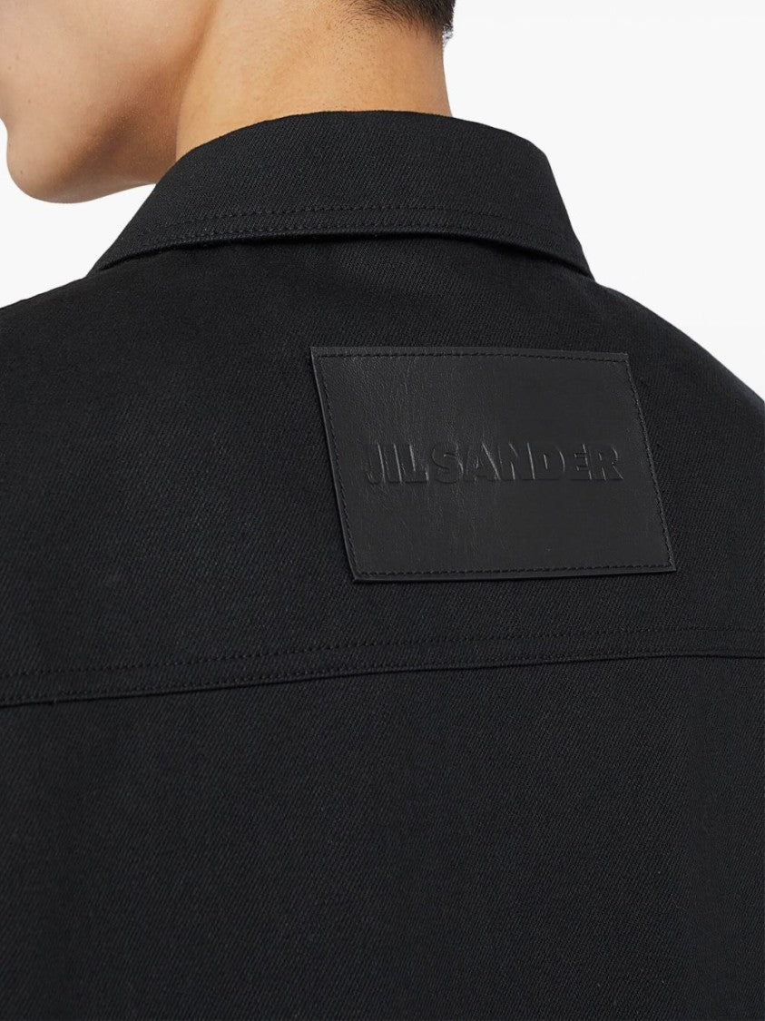 Jil Sander Classic Button-Up Shirt With Subtle Logo Patch