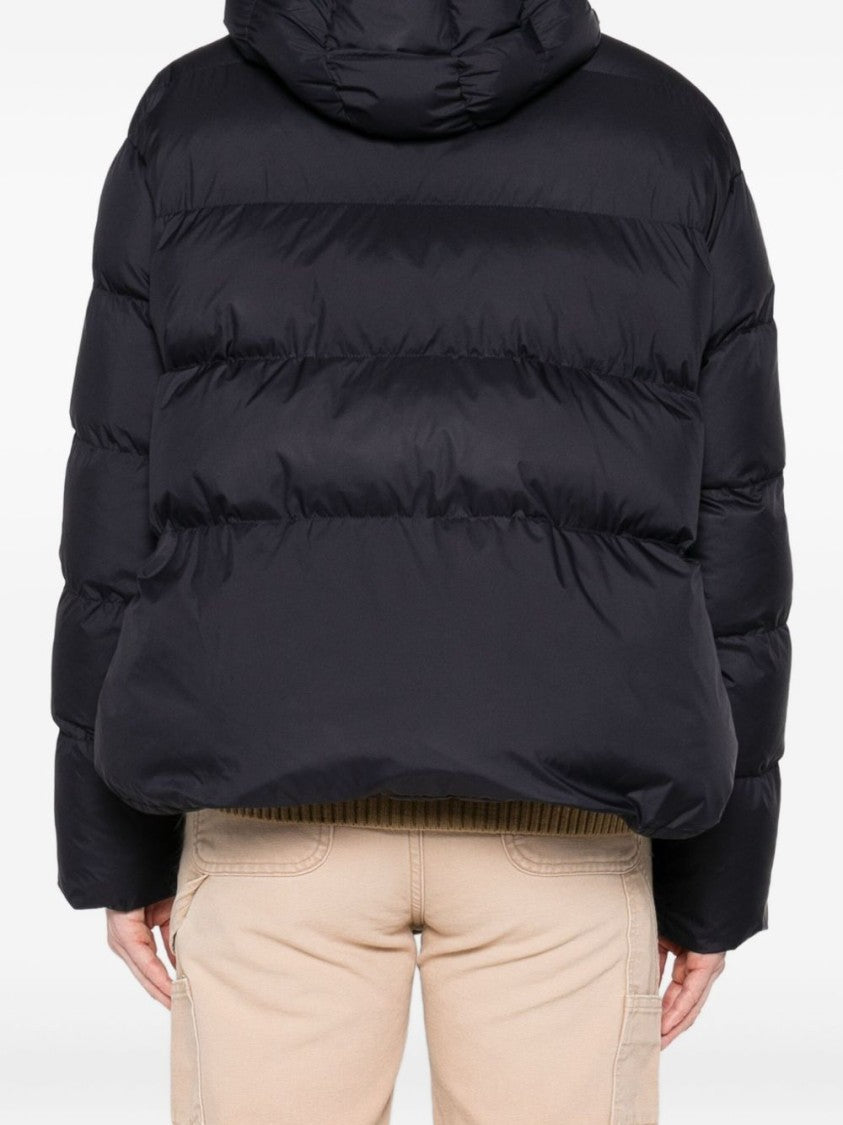 Pinko Cropped Black Puffer Jacket