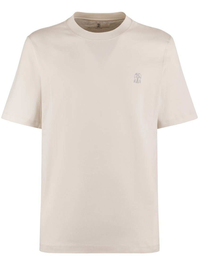 Brunello Cucinelli Relaxed Fit Crew Neck T-Shirt
