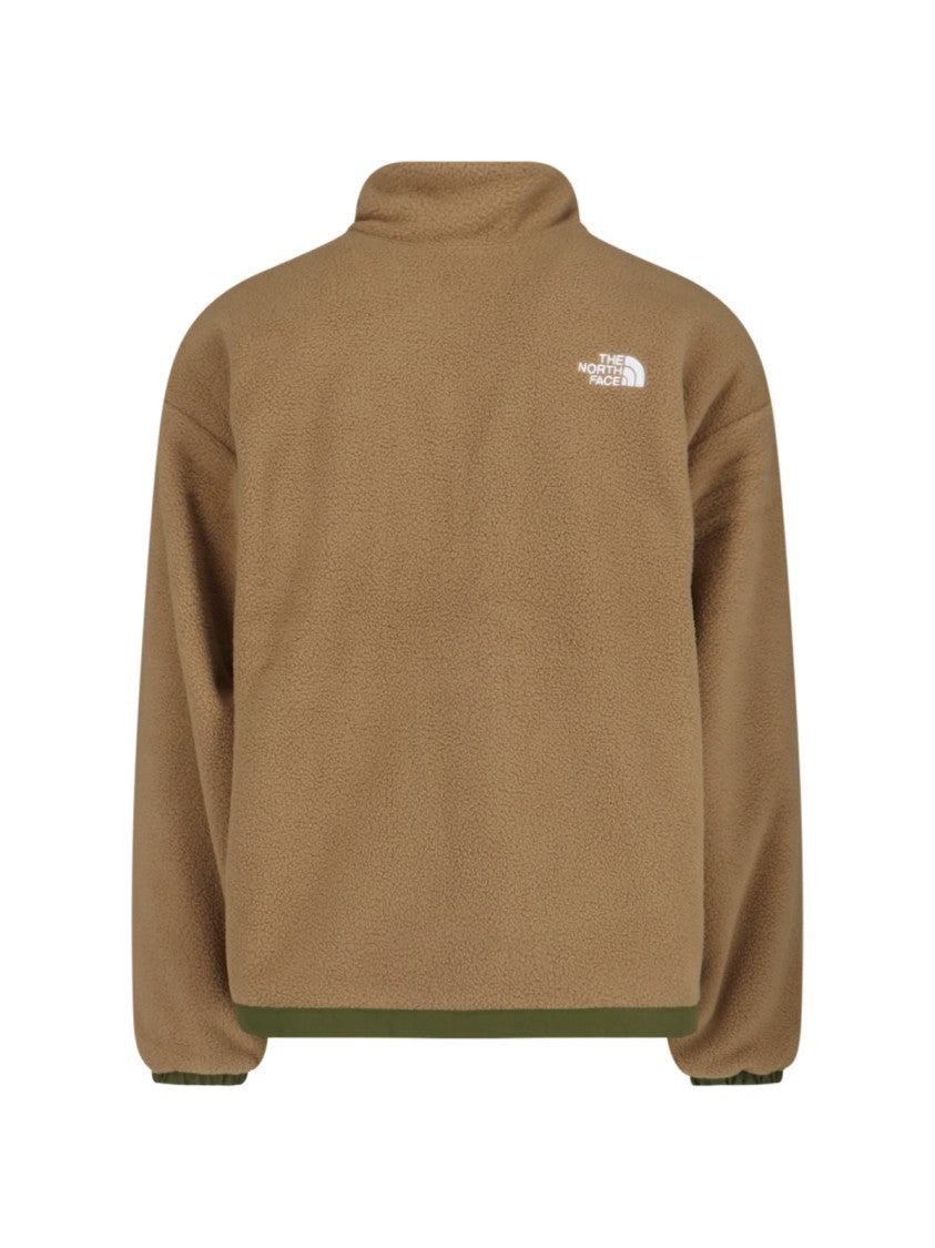 The North Face "Yumiori Rev" Fleece Jacket, In Green Fabric