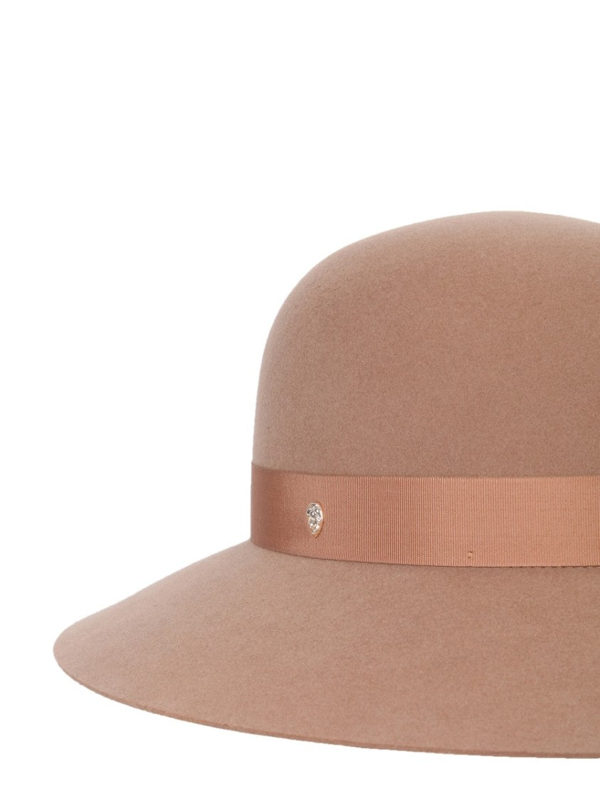 Helen Kaminski Wide-Brim Hat With Ribbon Band