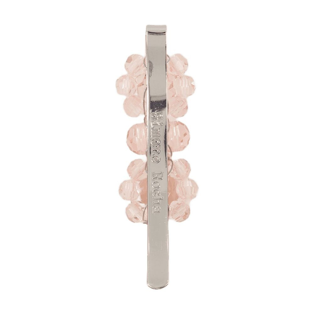 Simone Rocha Mini Flower Hair Clip - Brass - Pink