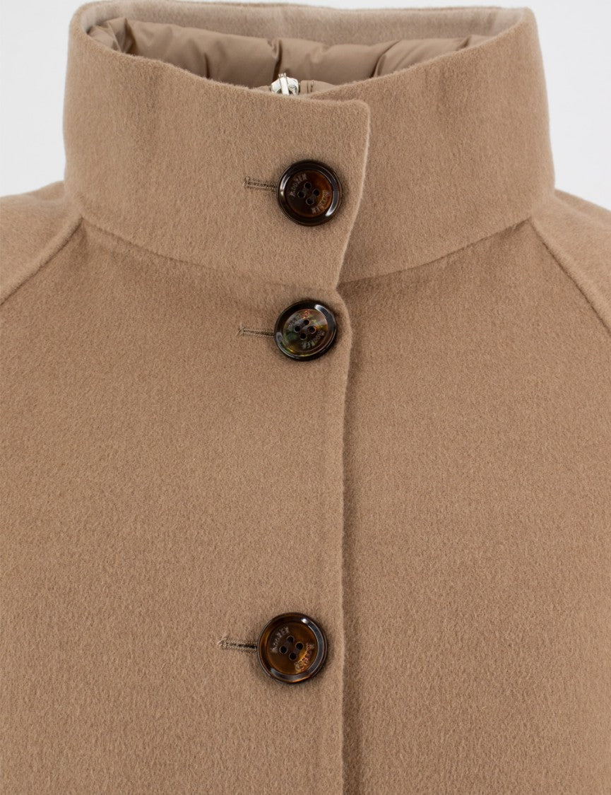 Moorer Two-Tone Wool And Cashmere Blend Jacket