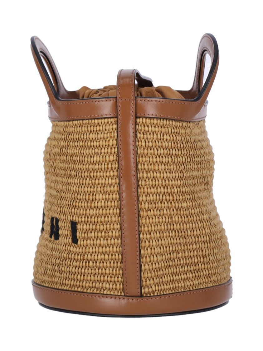 Marni Small 'Tropicalia' Bucket Bag – Brown