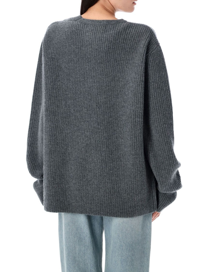 Extreme Cashmere You Ribbed Knit Sweater