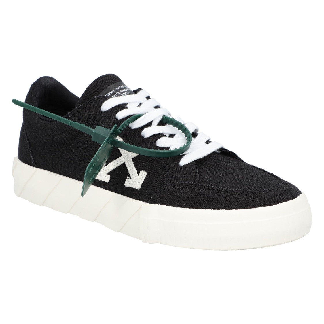 Off-White Low-Top Vulcalized Canvas Sneakers