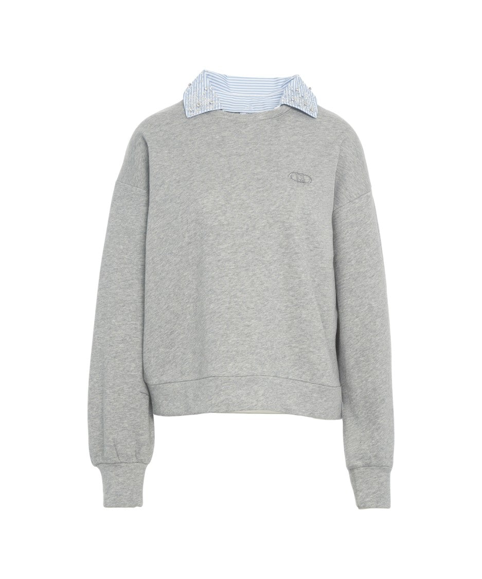Liu Jo Shirt Collar Sweatshirt