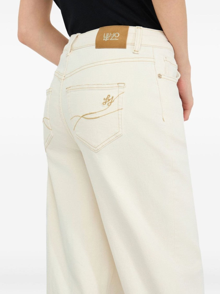 Liu Jo Relaxed Fit Straight Leg Trousers