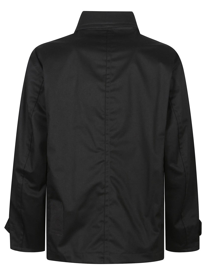 Ten C Tailored Black Surcoat With Button Closure