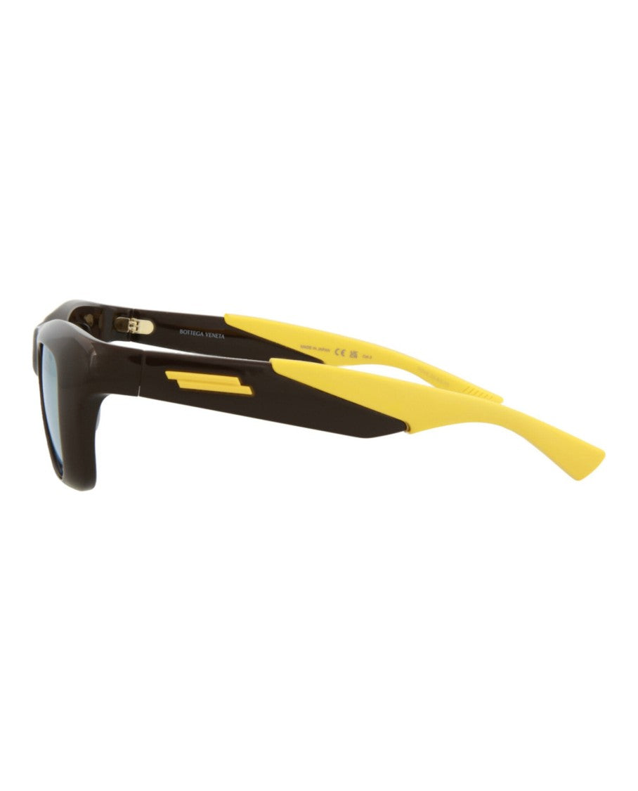 Bottega Veneta Square-Frame Injection Sunglasses