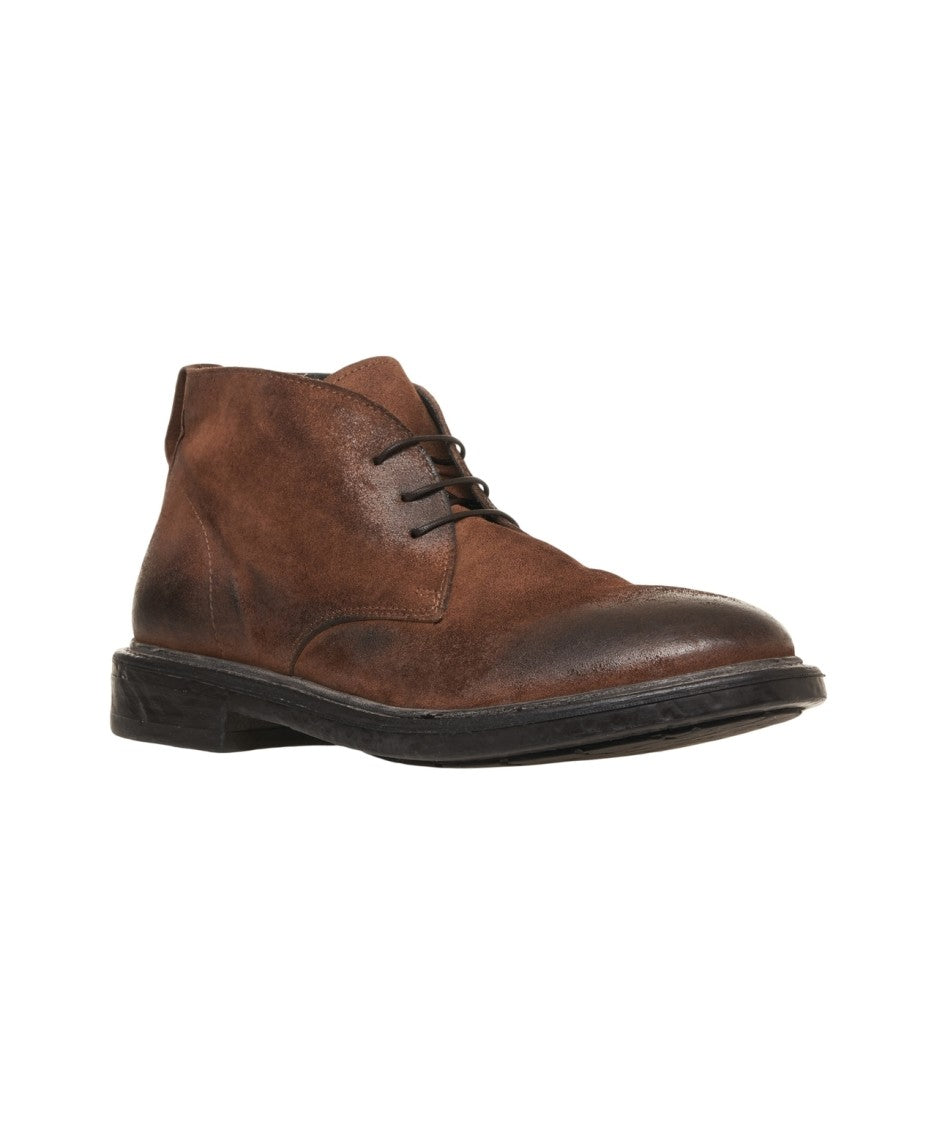 Moma Bristol' Suede Lace-Up Shoes