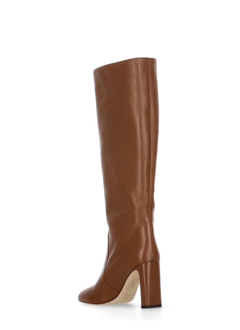 Stuart Weitzman Brown Leather Mid-Calf Boots