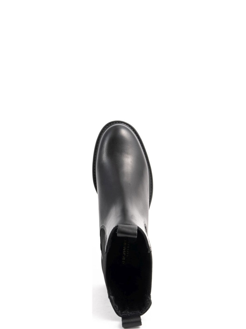 Sergio Moretti Ankle Boots With Elastic Side Panels