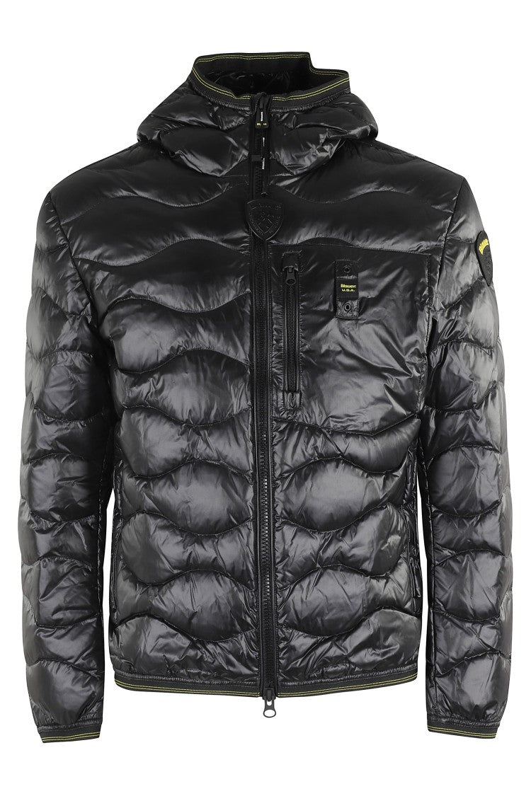 Blauer Quilted Down Jacket With Hood