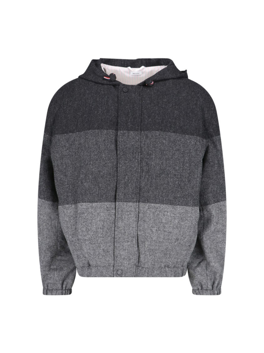 Thom Browne "Donegal Tweed" Blazer – Gray