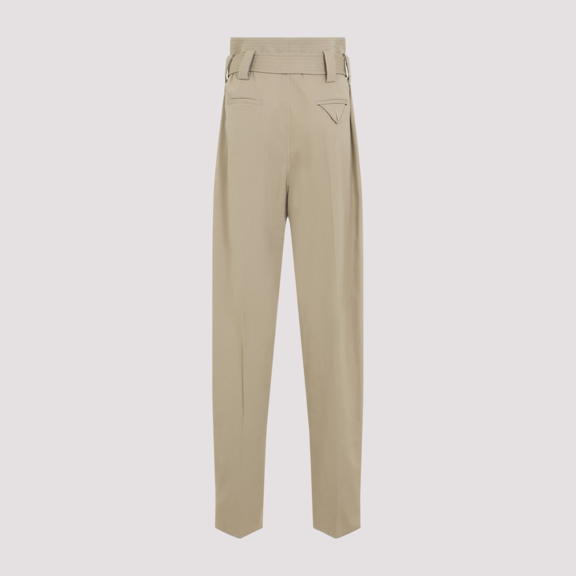 Bottega Veneta Beige High-Waisted Trousers