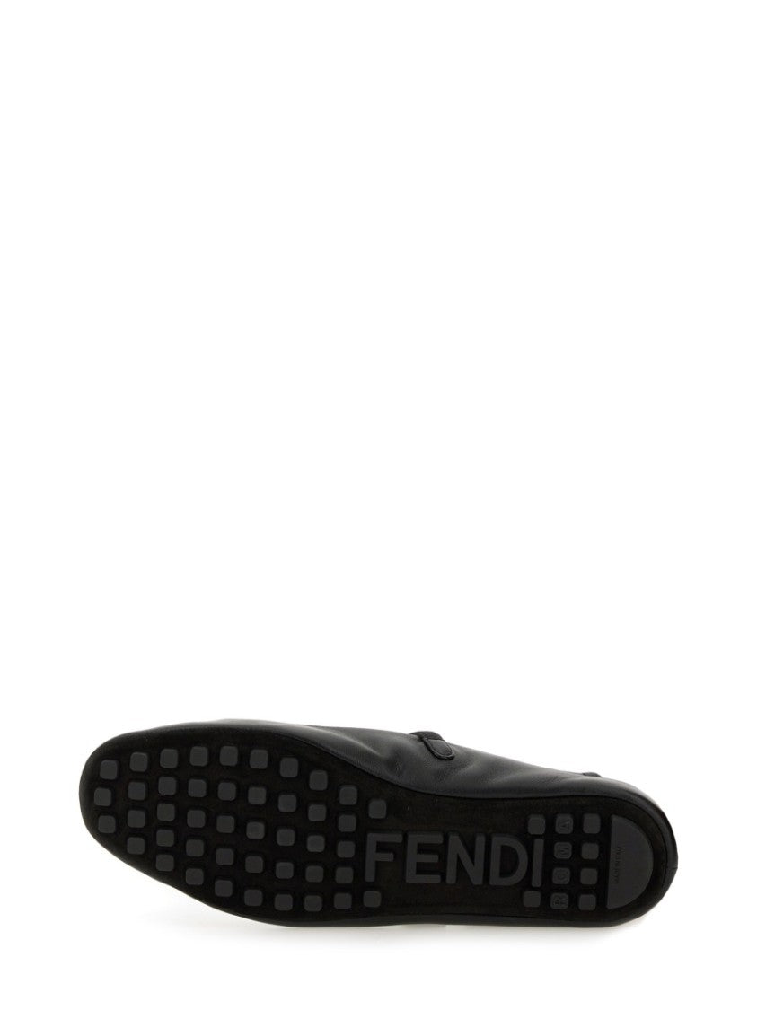 Fendi Ballerina With Ff Baguette Pattern