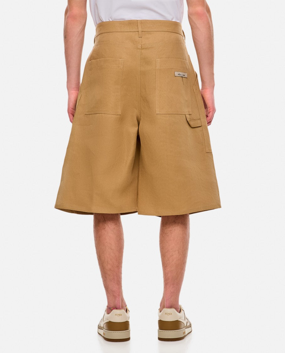 Fendi Paper Canvas Bermuda