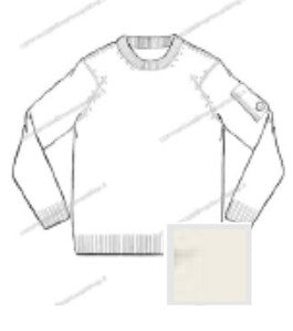 C.P. Company Crew Neck Sweater With Unique Sleeve Patch