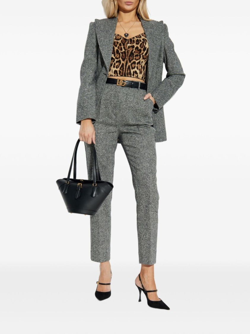 Dolce & Gabbana Tailored Gray Virgin Wool Jacket